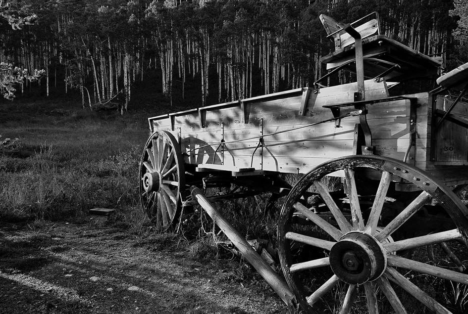 Old West Frontier Wagon 18th Century Pickup Truck Image