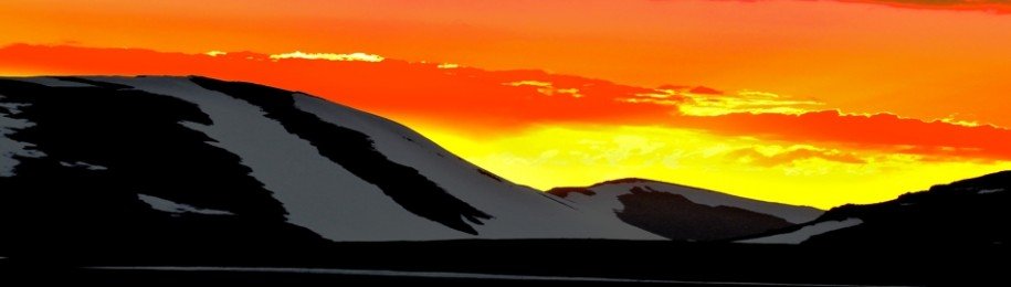 glowing molten fire sky