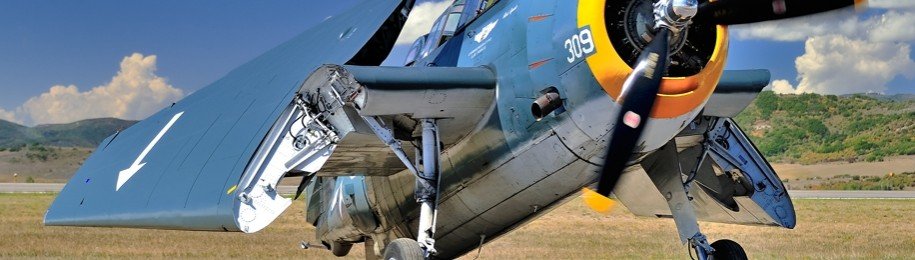 WWII warbird - parking perfection