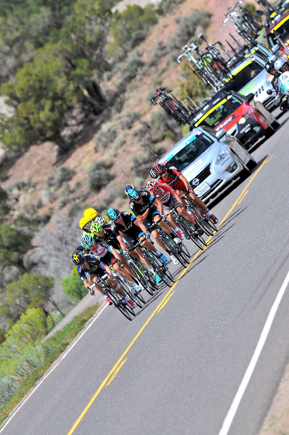 Stage 4 Breakaway Pack USA Pro Cycling Challenge