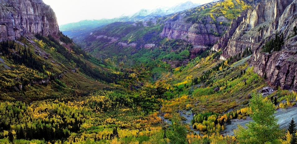 Telluride Colorado Box Canyon MAD Fall Foliage Tour Colors