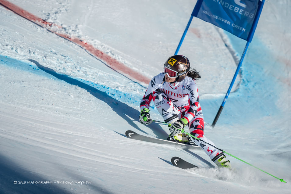 Anna Fenninger 2015 FIS Alpine World Ski Championships Giant Slalom Gold Medalist by photographer Doug Mayhew | Madographer