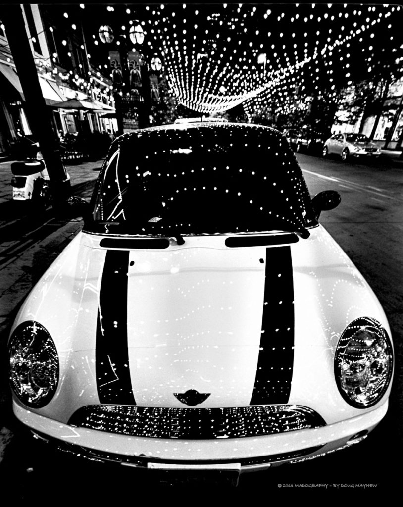 Mini Cooper City Lights Denver Colorado - MADOGRAPHY by Doug Mayhew | Madographer